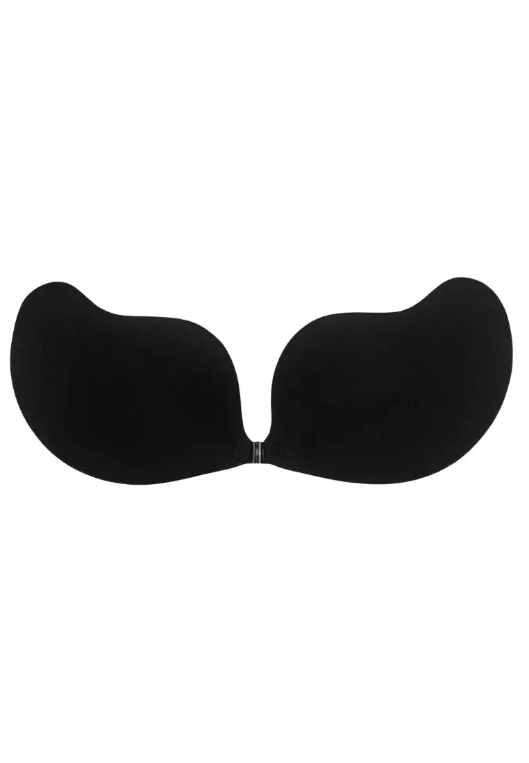Buy Love Knot Mango Shape Seamless Invisible Reusable Adhesives Push Up  Nubra Stick On Wedding Silicon Bra (Black) in Black 2024 Online