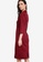 ZALORA WORK red Wrap Midi Dress AE48EAA6E2D8F2GS_2