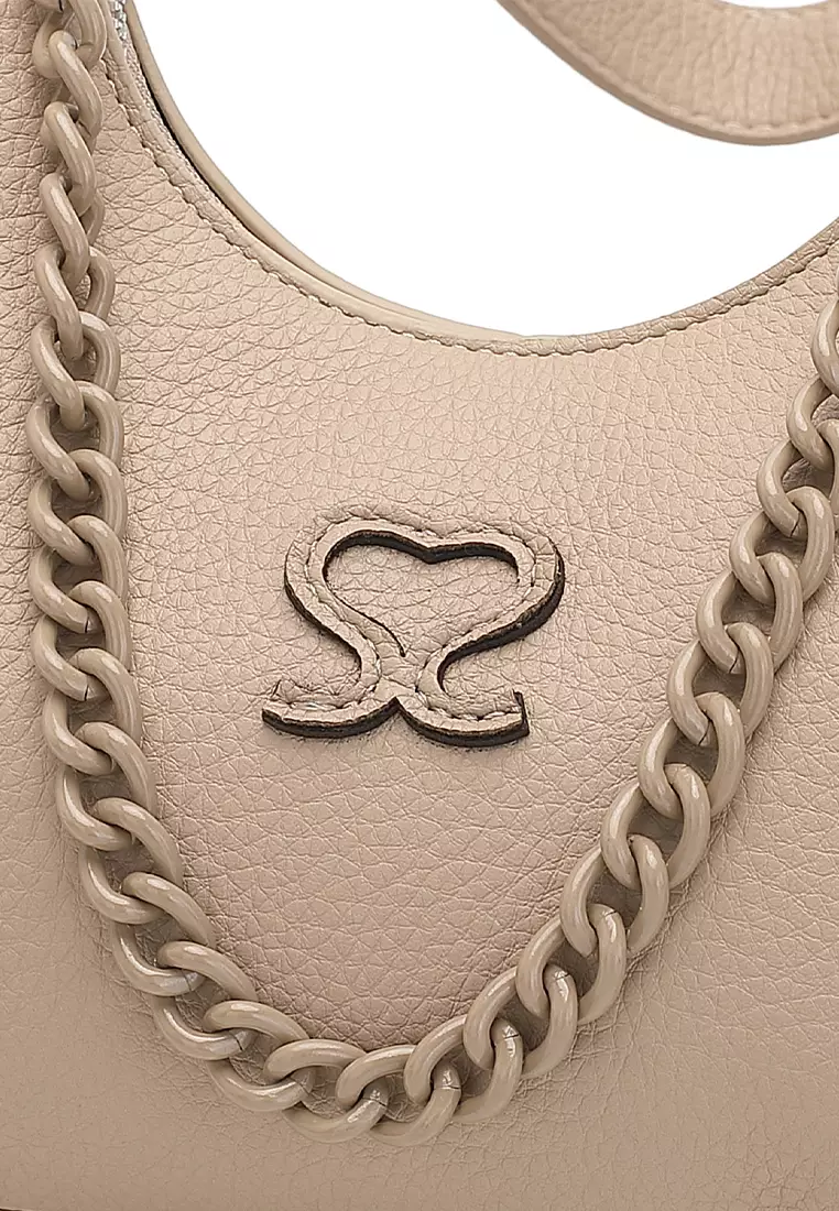 Women's Top Handle Bag / Sling Bag / Crossbody Bag / Shoulder Bag (手拿袋 / 斜孭袋 / 單肩包) - 棕色