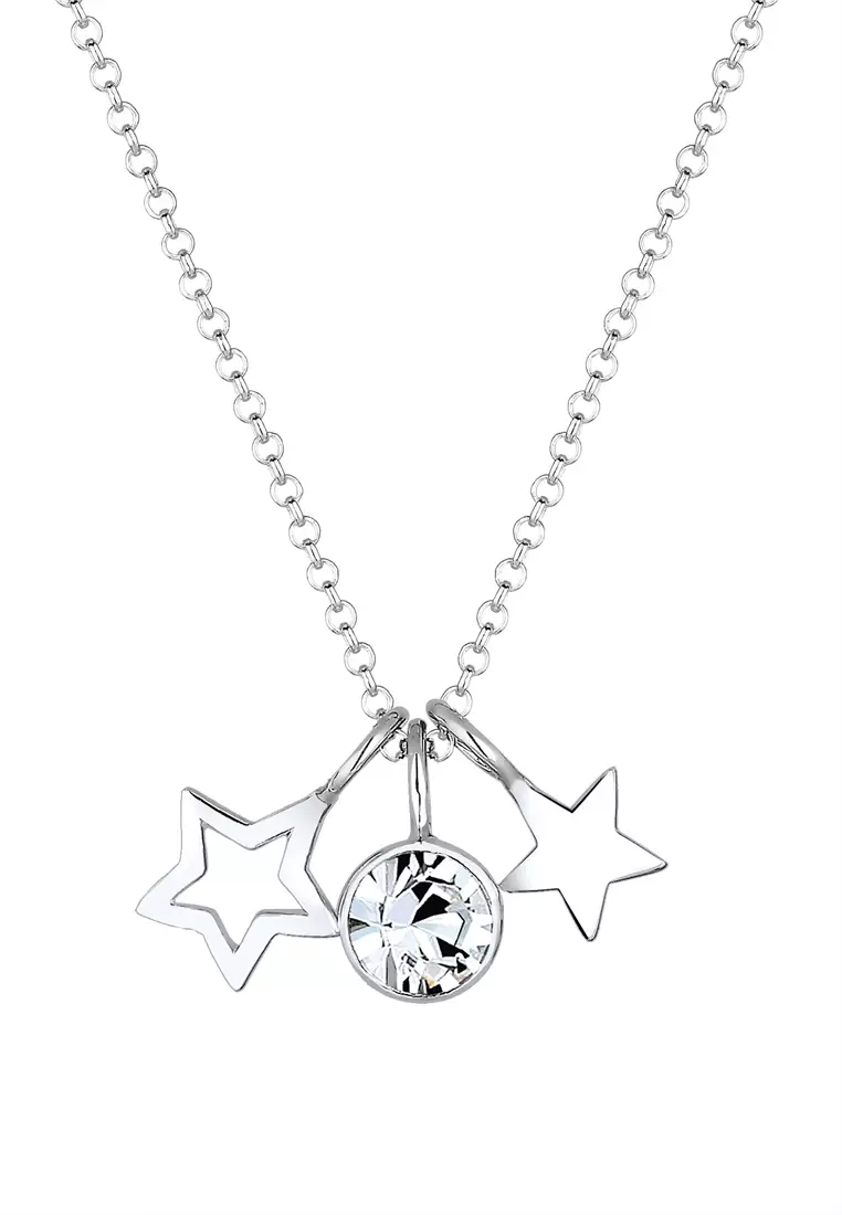 Necklace Stars Astro Crystals