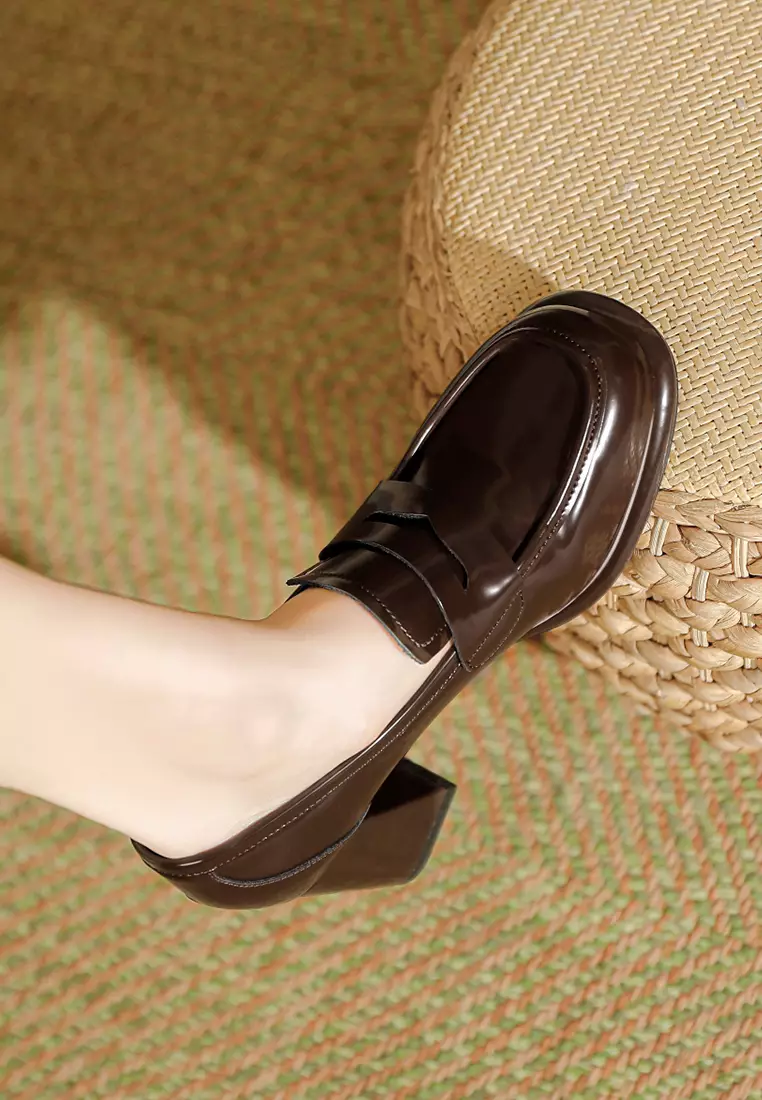 7CM Penny Patent Leather Loafers TE103-3