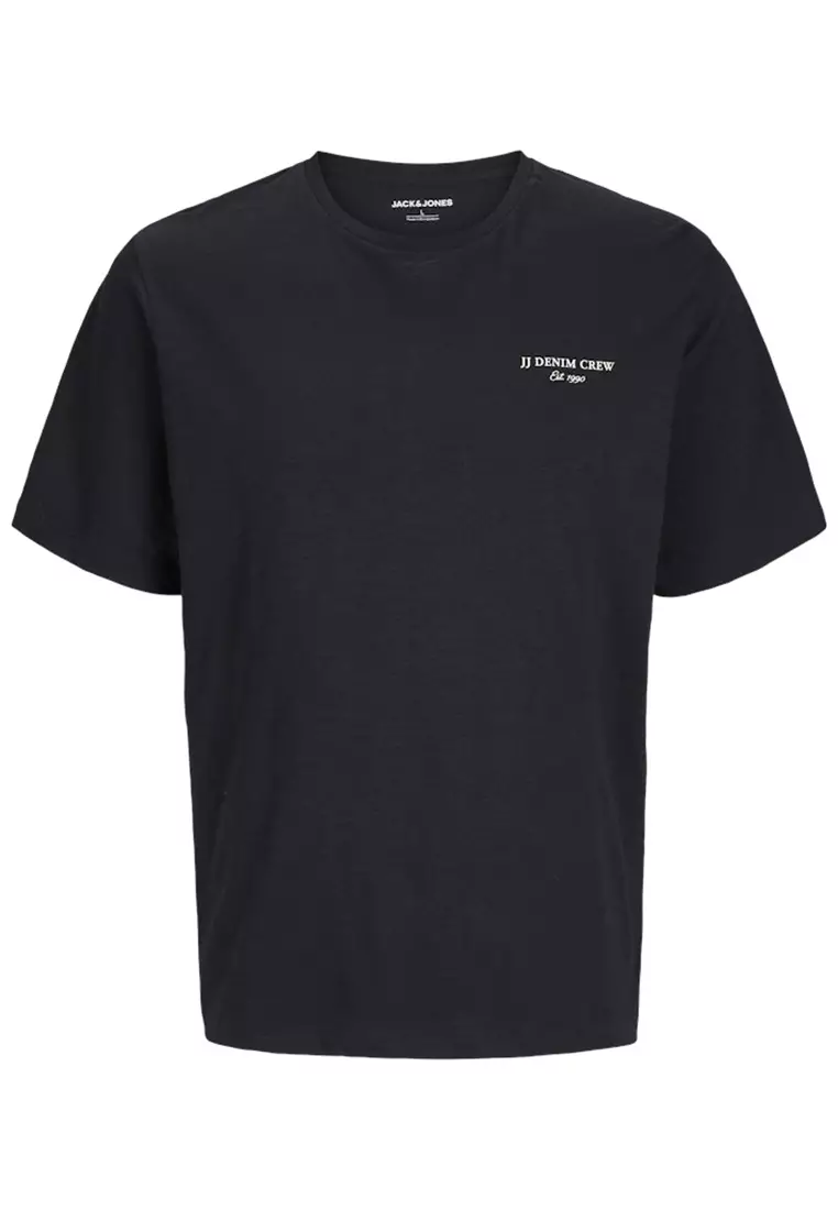 Jeff Monochrome Short Sleeves Crew Neck Tee