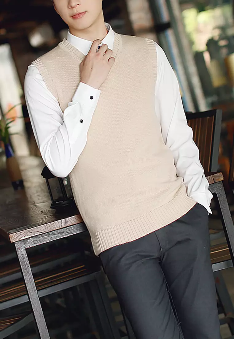 V-neck Casual Vest XH2019