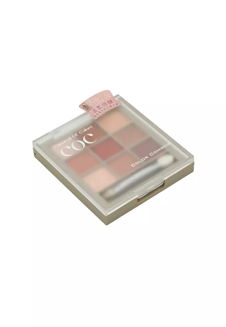 Color Combos Dazzle Eyeshadow Palette (#02 Warm Rose)(9.9g) 9.9g