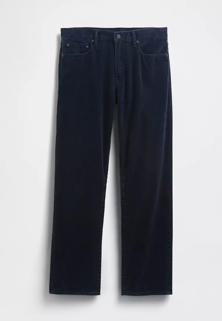 Corduroy Relaxed Straight Pants