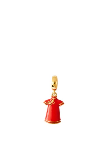 TOMEI gold TOMEI Lovely Qipao Charm, Tomei Yellow Gold 916 (TM-YG0770P-EC) (1.82G) F2CB7AC862C531GS_1