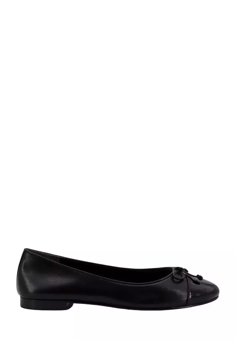 All black tory cheap burch flats