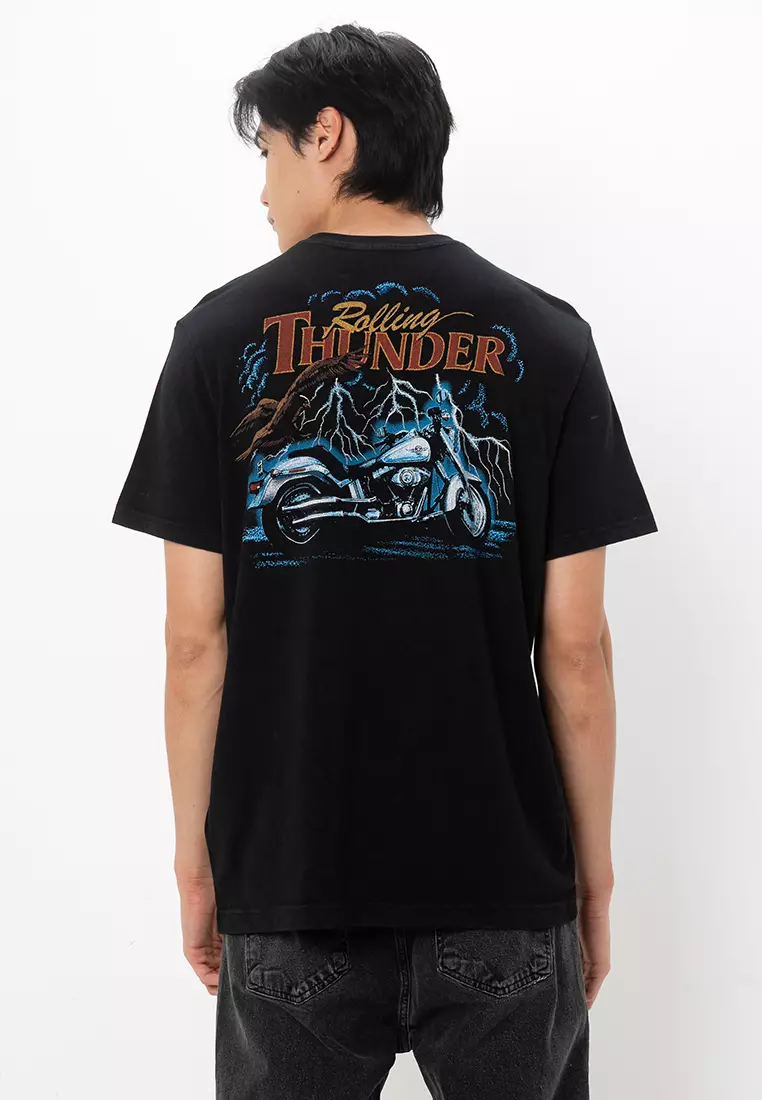 網上選購Harley-Davidson Harley-Davidson® Lightning Bolt Pocket Tee