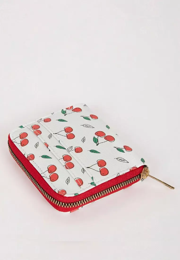 Printed Zip Around Wallet