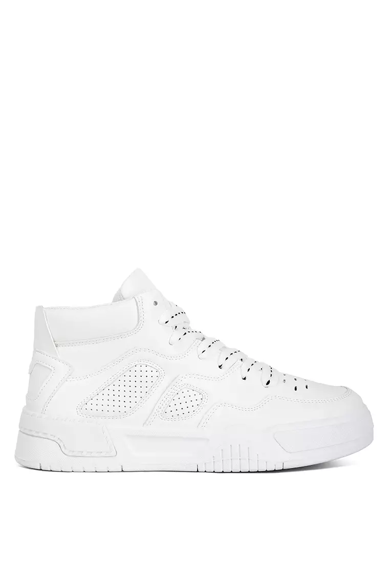White low deals ankle sneakers