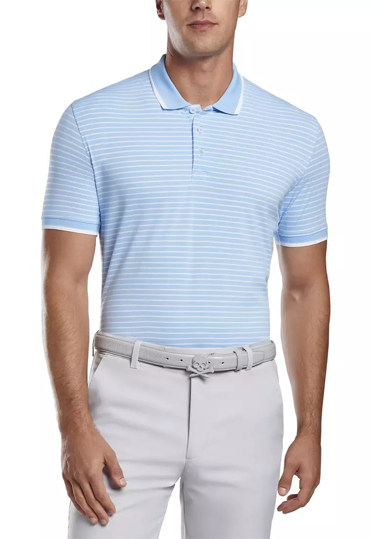 Buy G/FORE Men's Perforated Stripe Polo Shirt 2026 Online | ZALORA ...