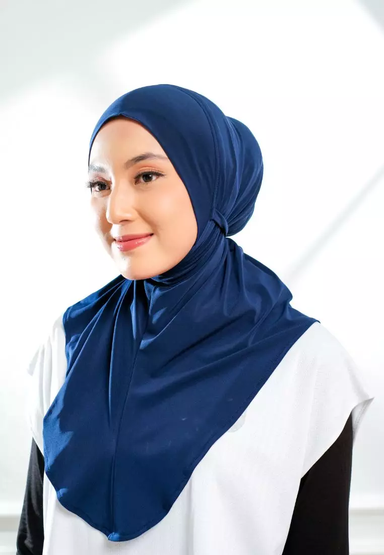 Maisa Hijab Sporty Tali Navy