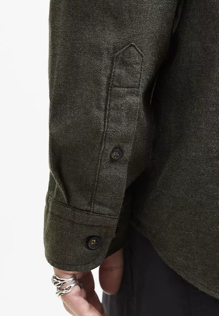 Long Sleeve Melange Shirt