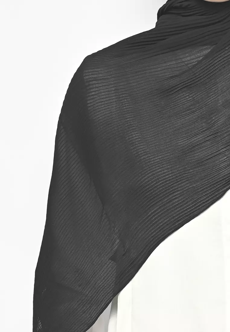 Pasmina Plisket Cerutti Black