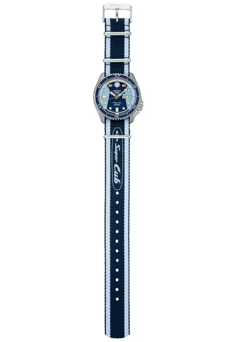 精工5 Sports 55週年本田Super Cub限量版自動腕錶SRPK37K1