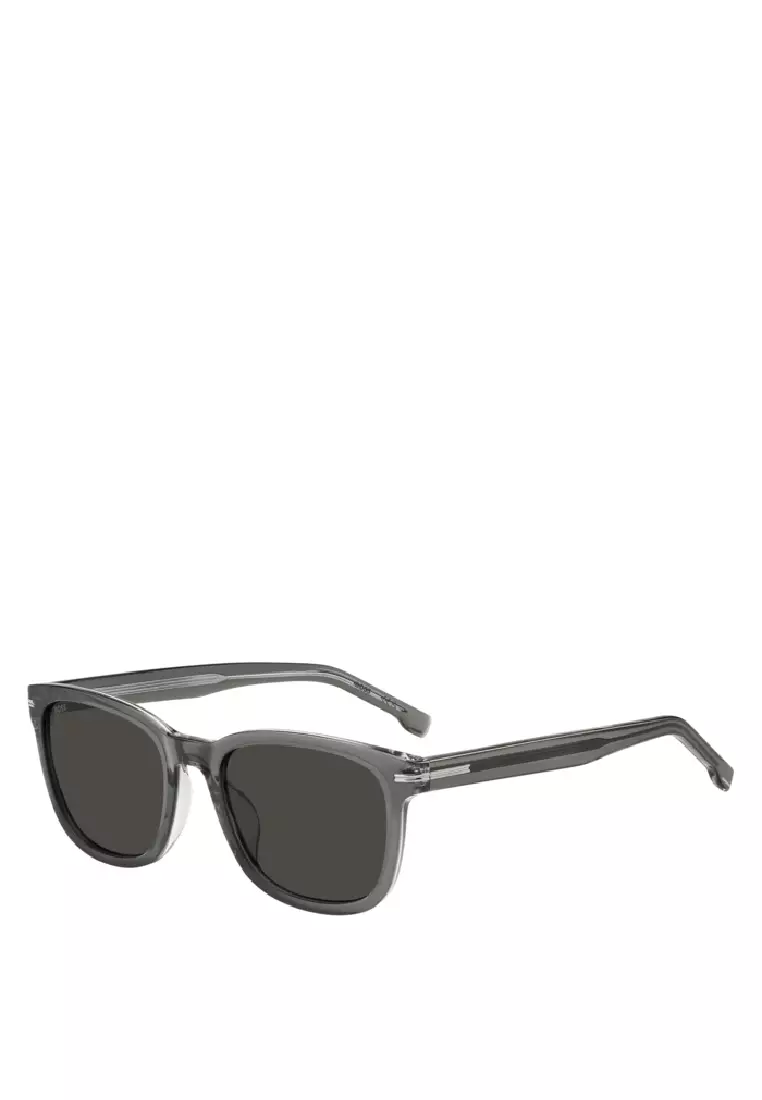 BOSS Sunglasses  BOSS 1722/G/S-CBL-IR, Rectangular Sharp with Grey Crystal color