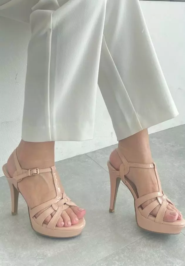 Heel Caroline Pink