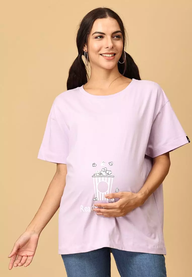 Ready To Pop Oversized Mumma T-shirt