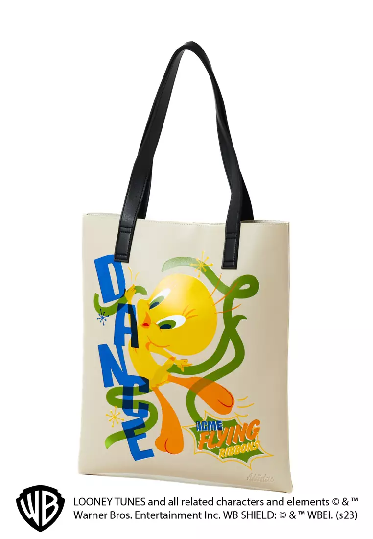 Looney Tunes Collection Vegan Leather Tote Bag Sylva Tweety Bird