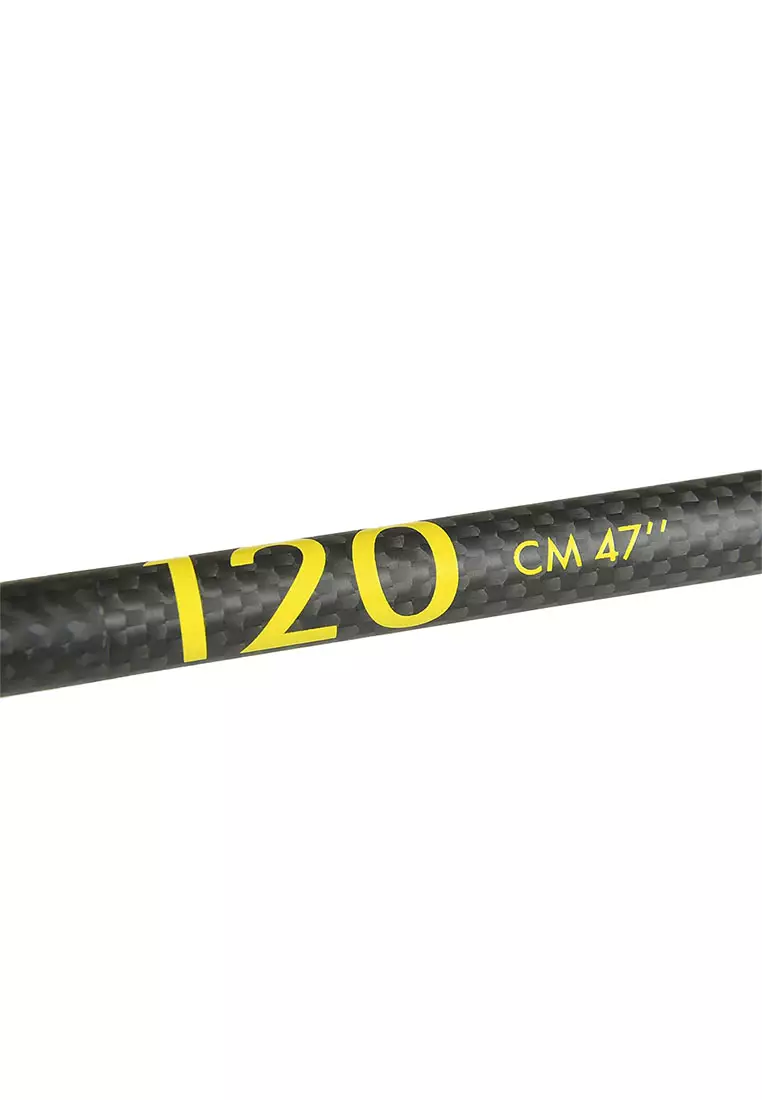 E4214 Ultralight Foldable Carbon Trekking Pole Yellow (Pair) - 110cm
