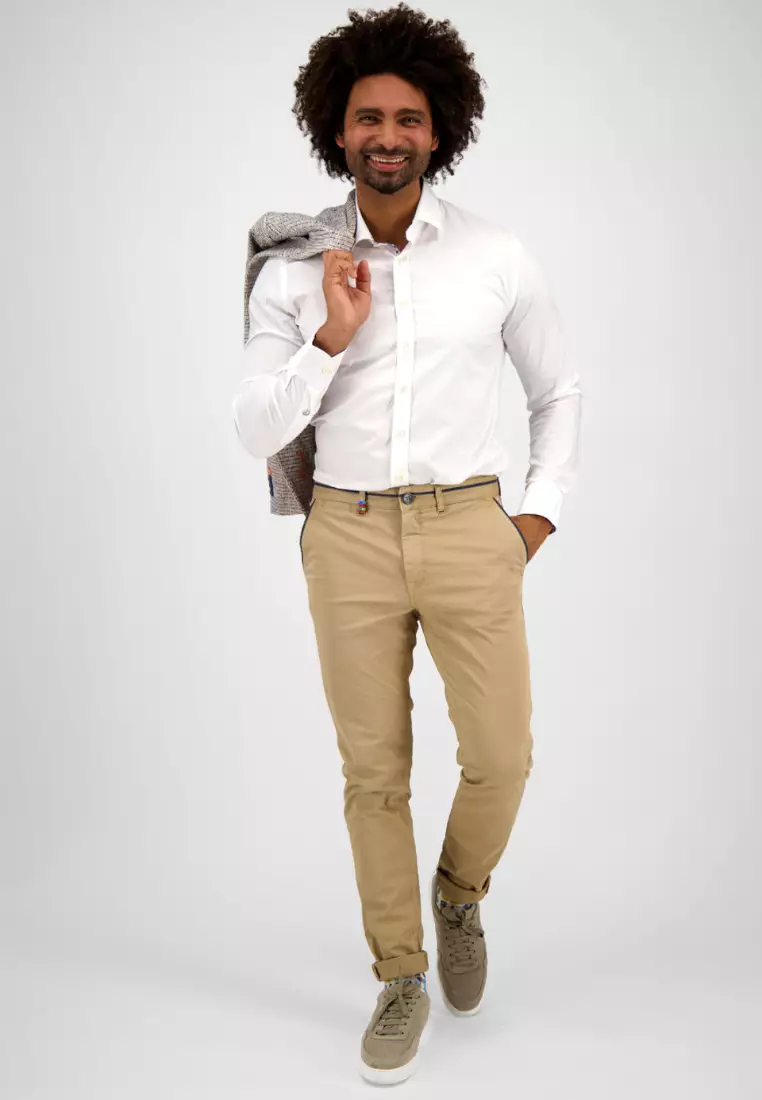 NOS (Never Out of Stock Series) - Men Long Sleeve Shirt - Classic White