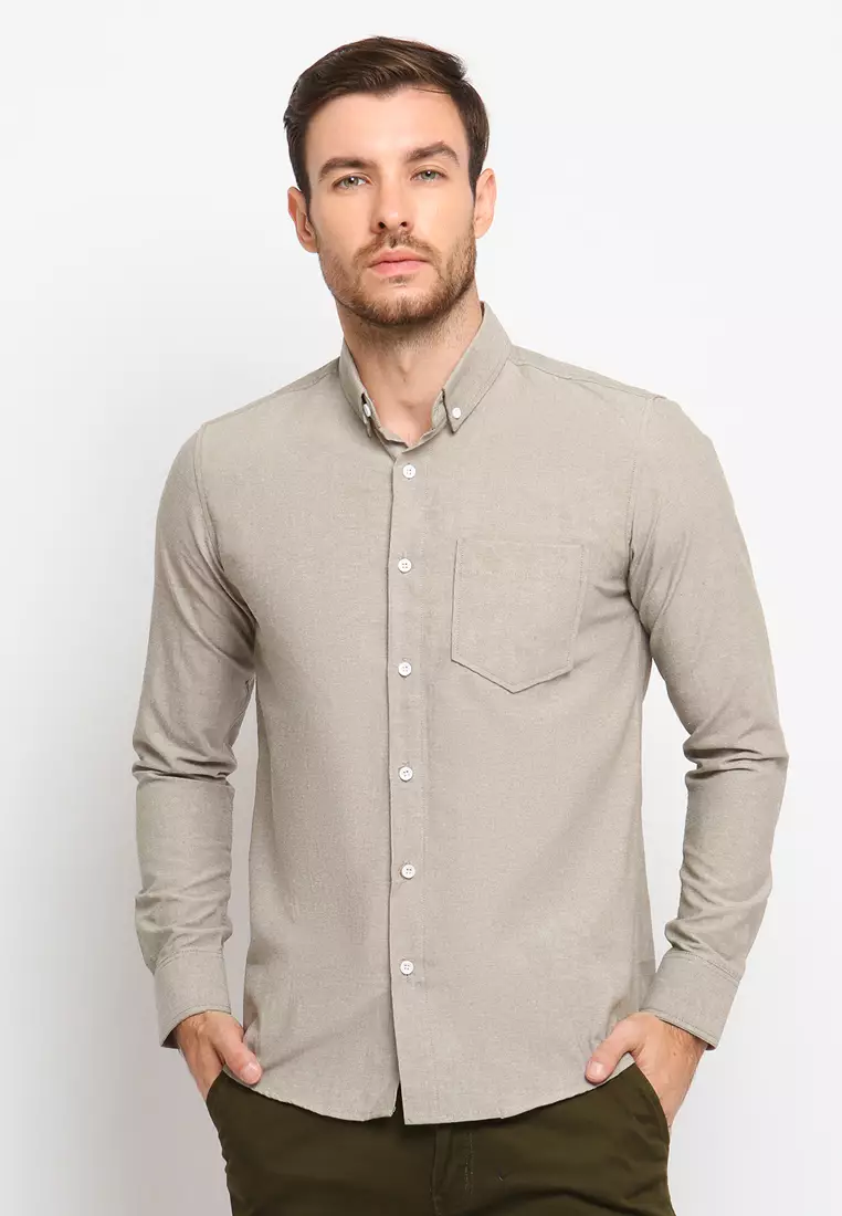 Khaki Oxford Shirt