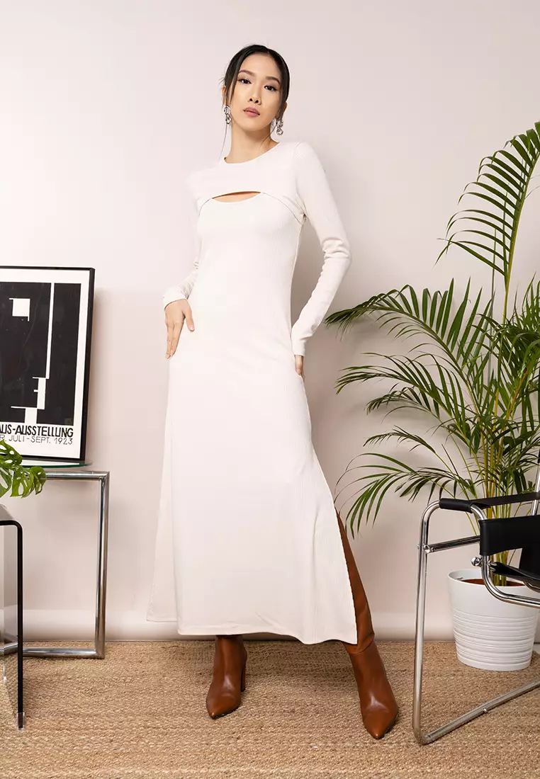 Topshop white top dress