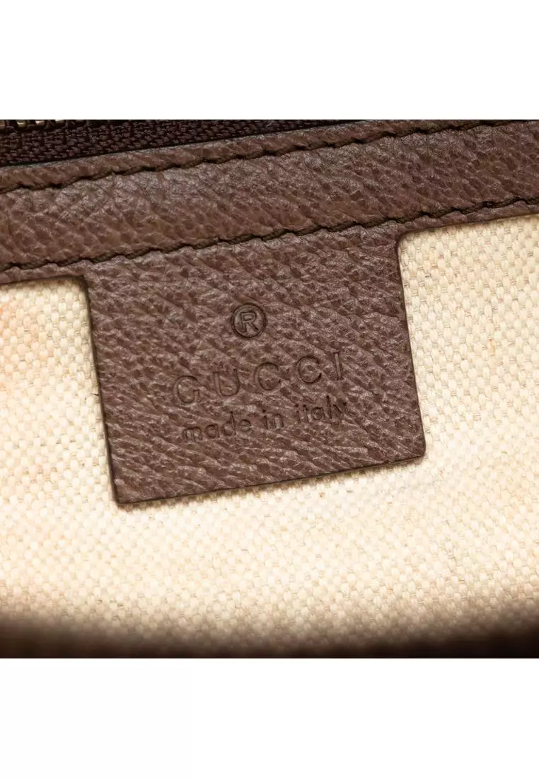 Pre-Loved Gucci Small Gg Supreme Web Ophidia Backpack