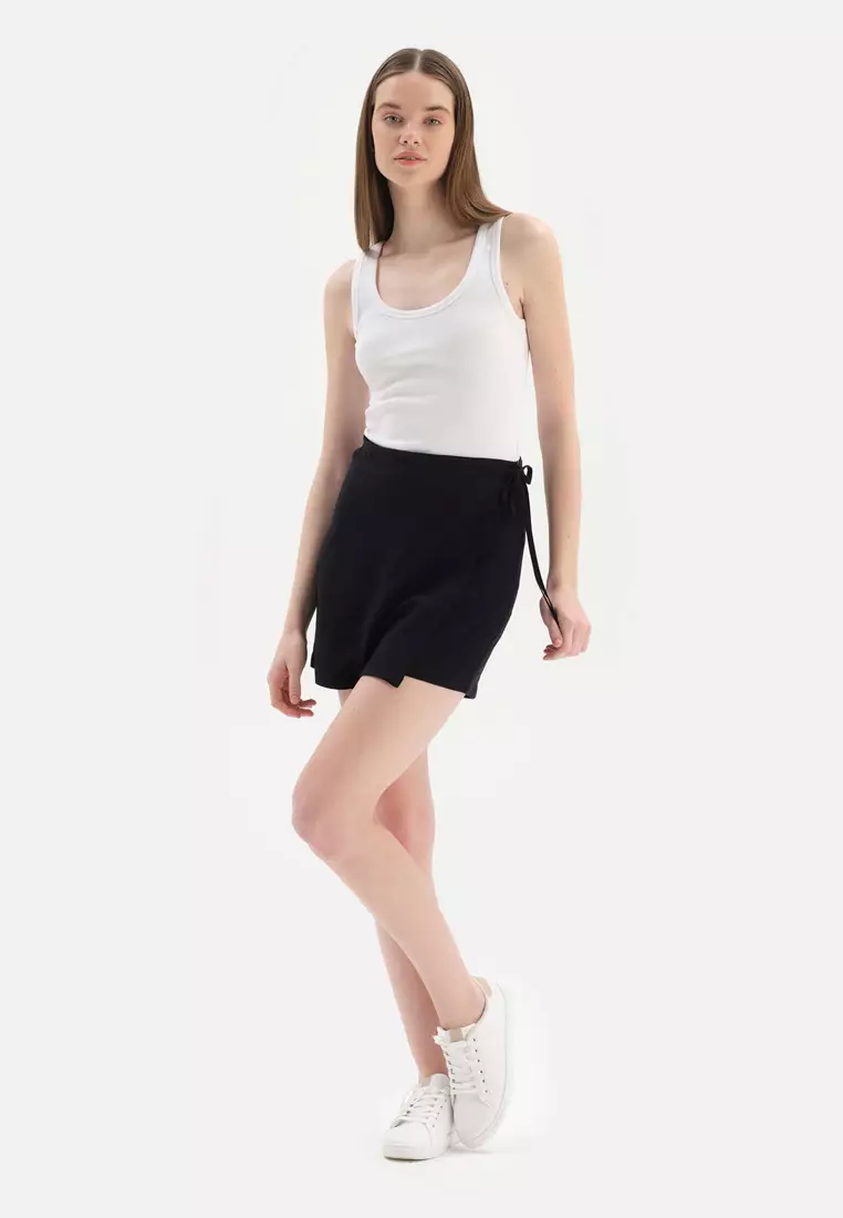 Black Shorts, Regular, Short Leg, Loungewear for Women