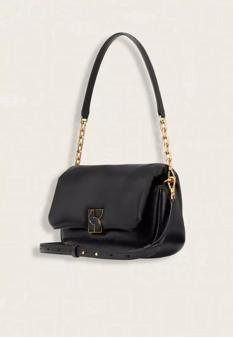Kate Spade Dakota Puffy Leather Crossbody Black