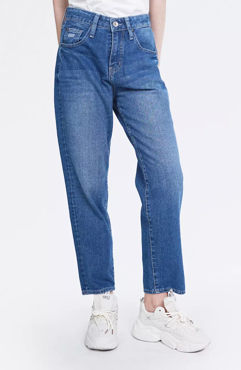 Celana Jeans Wanita Straightcut G6 Series Medium Blue