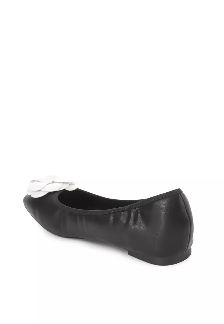 ANNE J2585-1 FLAT SHOES BLACK
