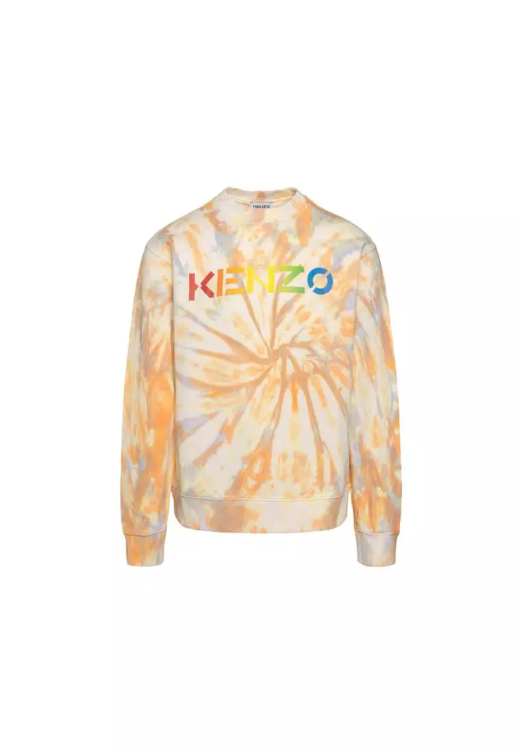 Kenzo orange sweatshirt on sale