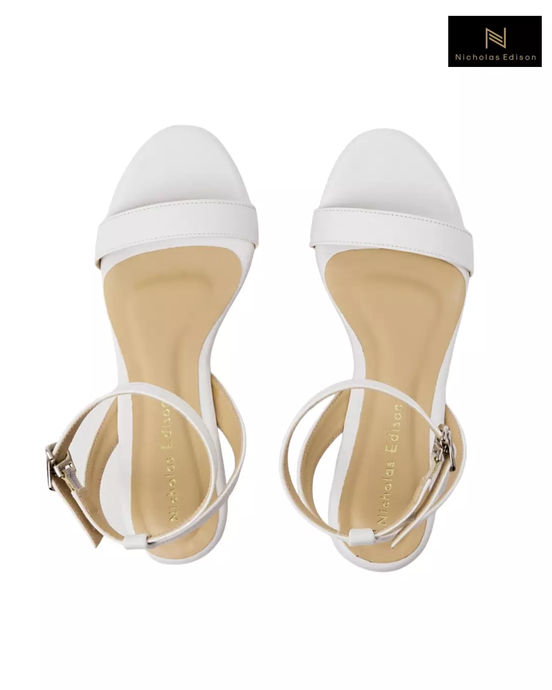 Nicholas Edison Wedge Zafir White