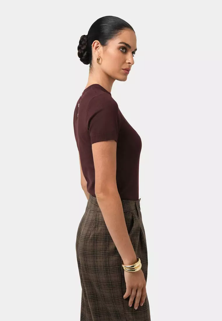 Catherine Short Sleeve Knit