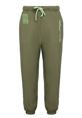 GRIMELANGE green Temperate Men Khaki Sweat pants 7D52CAA63A910FGS_1