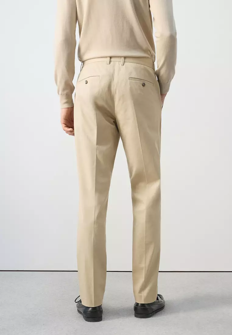 Dublino Slim-Fit Chino Trousers