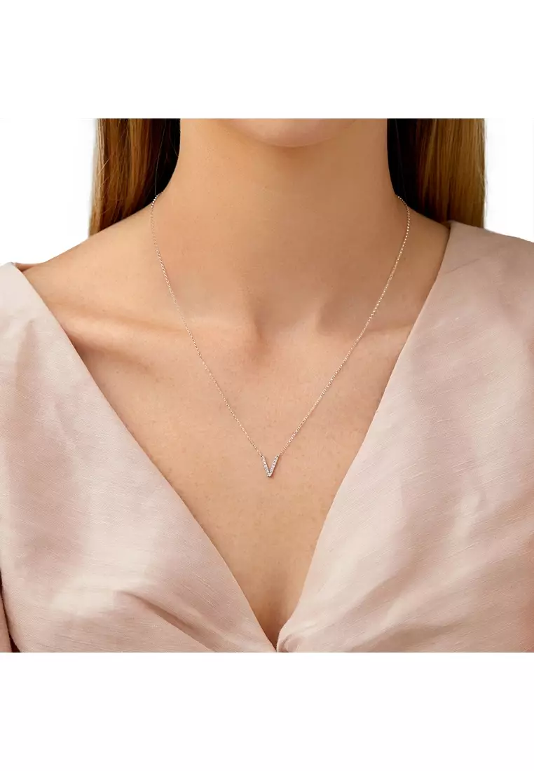 Michael hill initial necklace discount