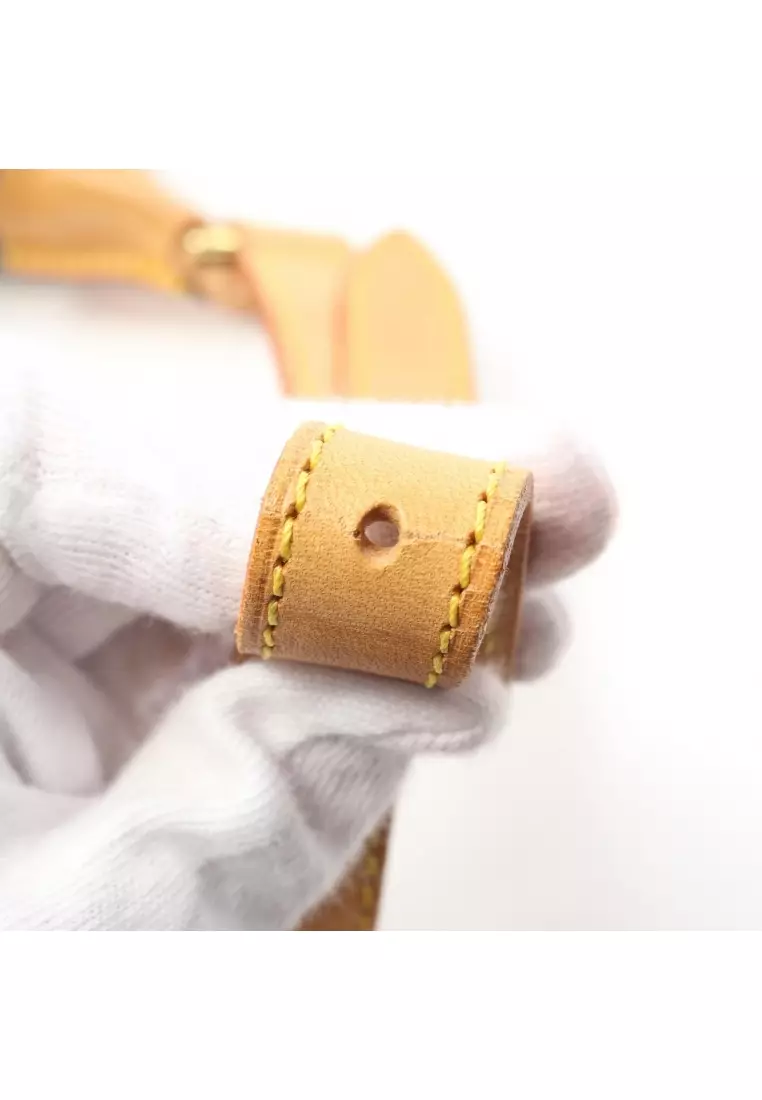 Pre-Loved Louis Vuitton Boulogne PM monogram Shoulder bag PVC leather Brown