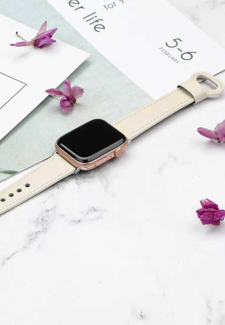 White leather apple watch band clearance 38mm