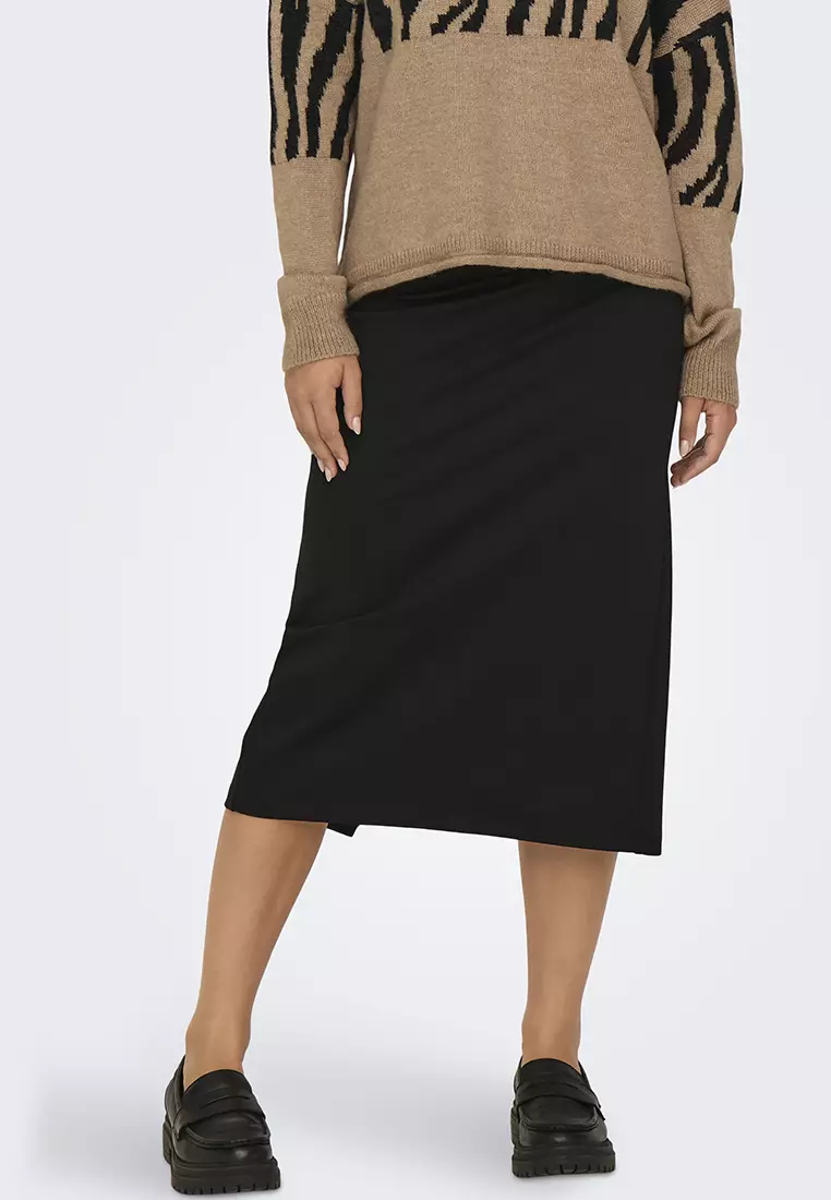 Buy ONLY Tia Long Slit Pencil Skirt 2026 Online | ZALORA