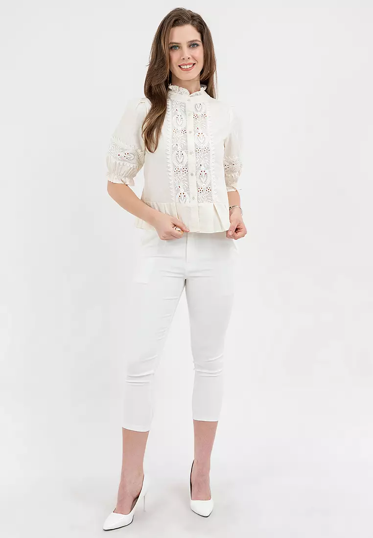 Dazalea Lace Bib Top