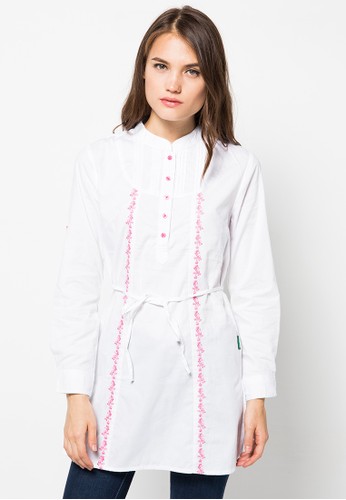 RANI White Tunic with Embrodery