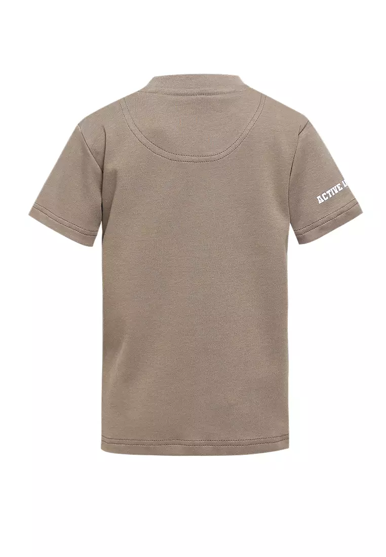 Qna Boy Huxley T-shirt Pendek Anak Khaky