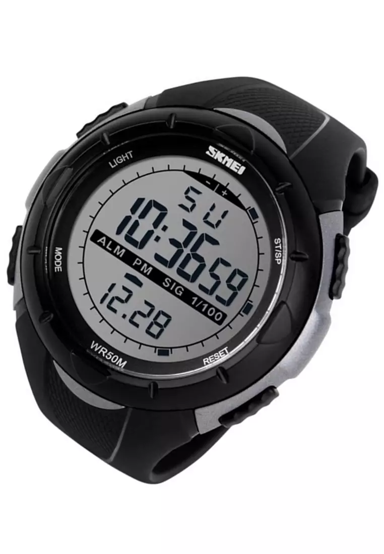 Jam Tangan Sport Outdoor Digital Pria Strap Tali Sillicone Anti Air Stopwatch Penghitung Waktu ORIGINAL - YG76