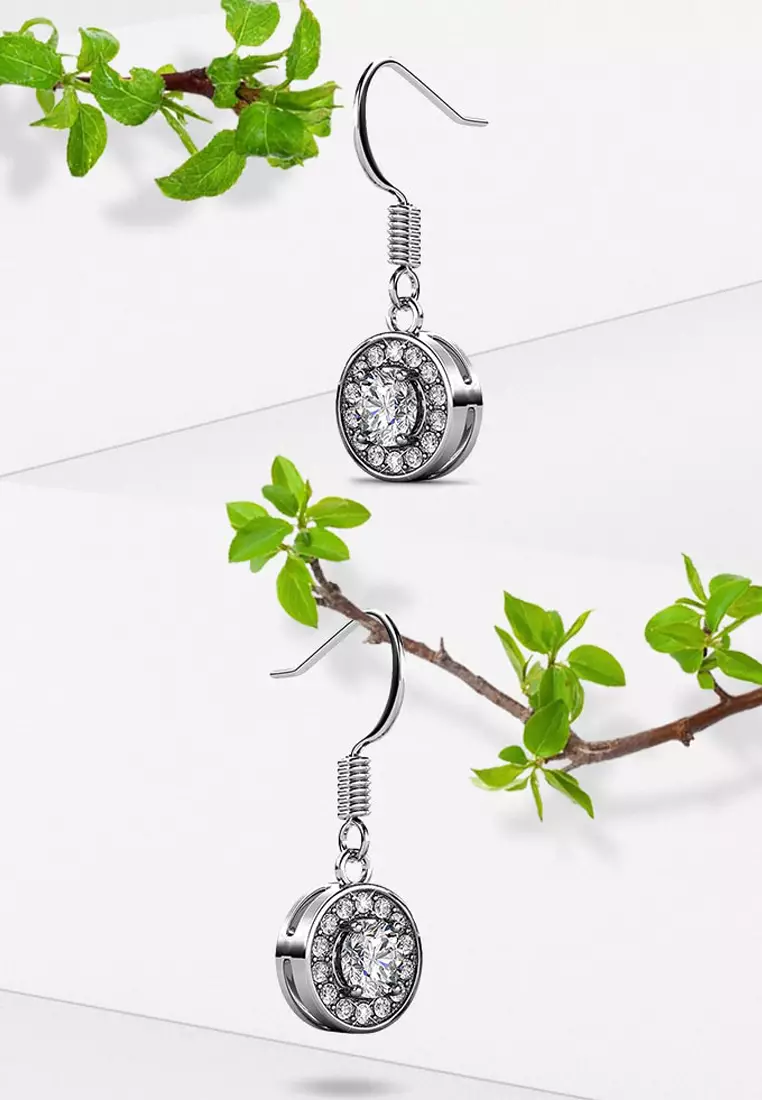 Swarovski discount halo earrings