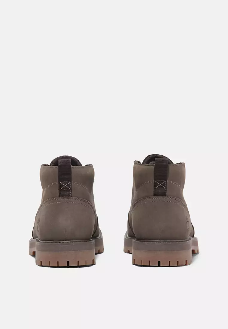 男款休閒防水中筒靴