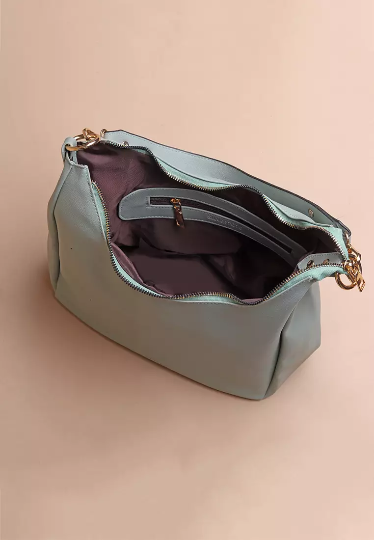 Tas Bahu Wanita Silvertote Jules Hobo Sage Green
