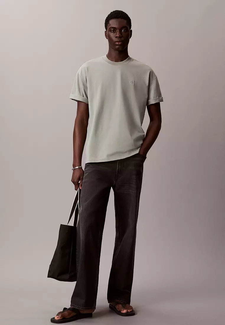 Oversized Embossed Monogram Tee - Calvin Klein Jeans