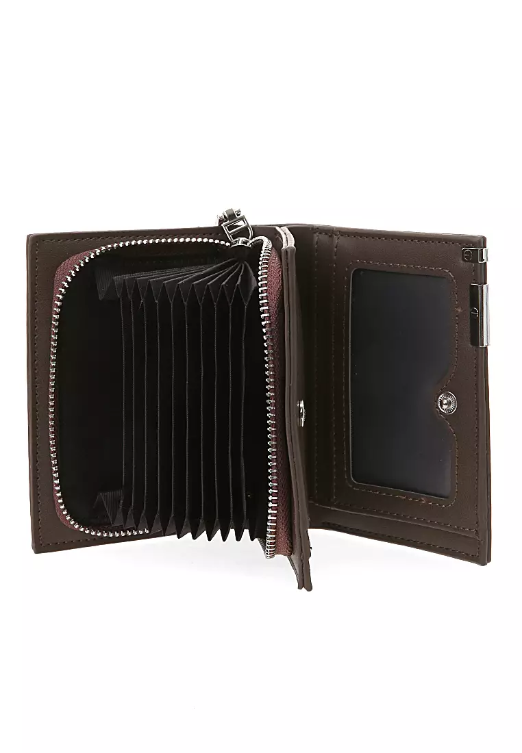 Dompet Pria Model Pendek Short Cassual Wallet Many Slot Material PU Leather ORIGINAL